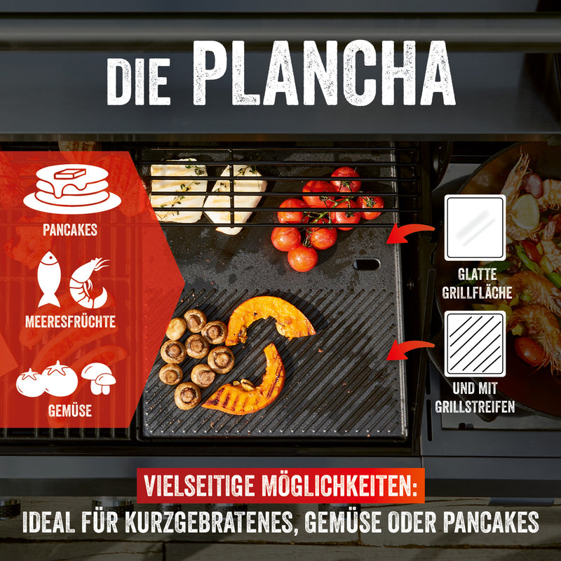 Gasgrill Rexon 6.1 cooK - Edelstahl