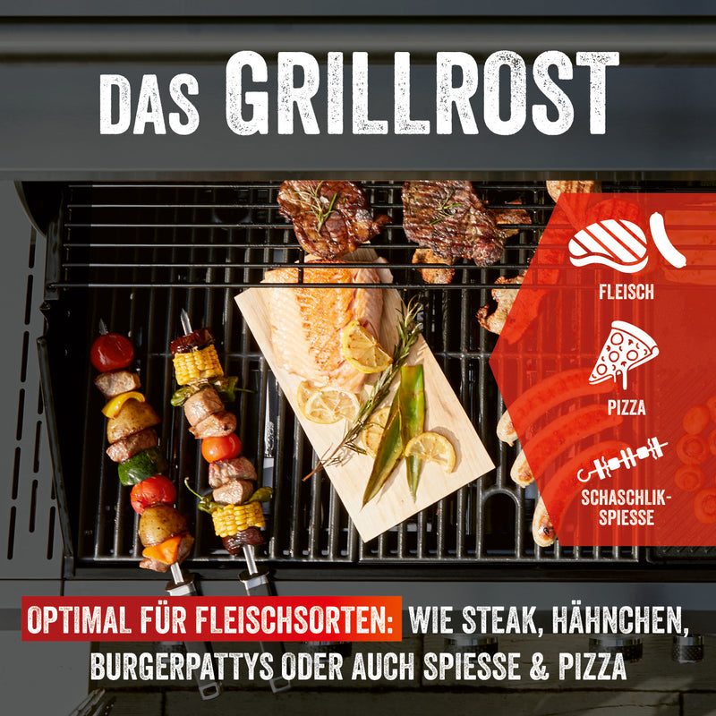 Gasgrill Rexon 6.1 cooK - Edelstahl