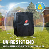 Premium Wetterschutzhaube M (60 x 80 x 120 cm) - schwarz