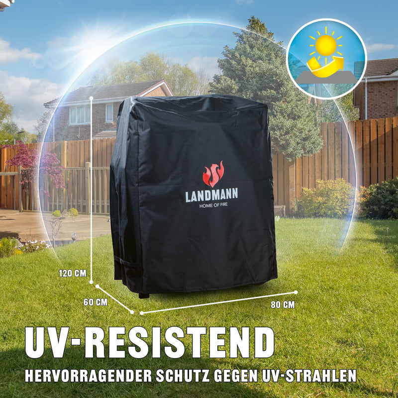 Premium Wetterschutzhaube M (60 x 80 x 120 cm) - schwarz