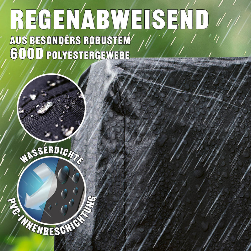 Premium Wetterschutzhaube M (60 x 80 x 120 cm) - schwarz