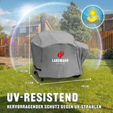 Premium Wetterschutzhaube (78 x 130 x 118 cm) - grau