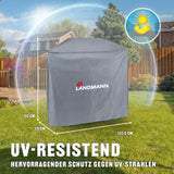 Premium Wetterschutzhaube (59 x 127.5 x 117 cm) - grau