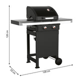 Gasgrill Rexon 2.0 - Schwarz