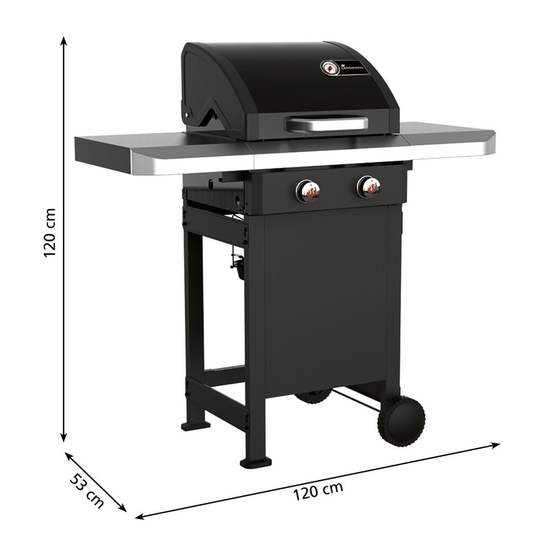 Gasgrill Rexon 2.0 - Schwarz