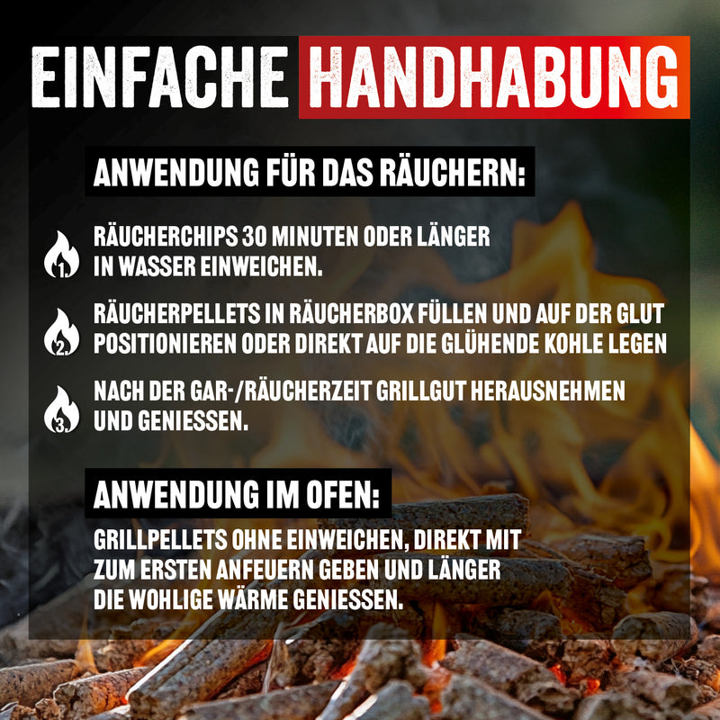 Grillpellets Eichenholz 10 kg
