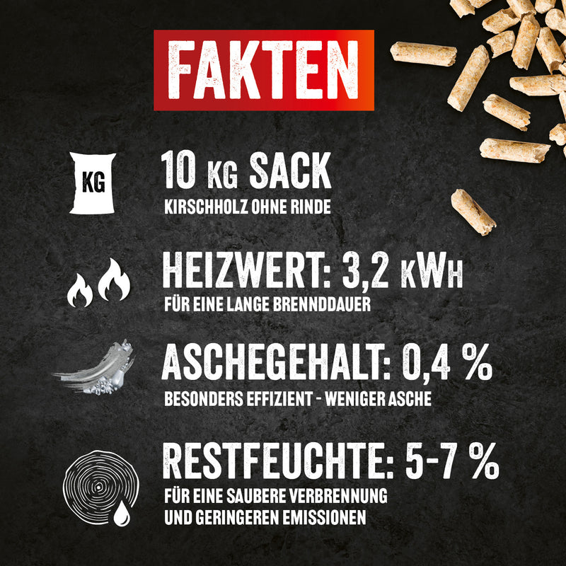 Grillpellets Kirschholz 10 kg