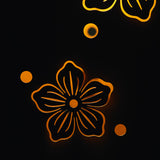 LED Dekosäule Blumen