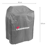Premium Wetterschutzhaube M (60 x 80 x 120 cm) - grau