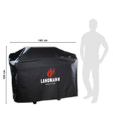 Premium Wetterschutzhaube XL (62 x 148 x 120 cm) - schwarz