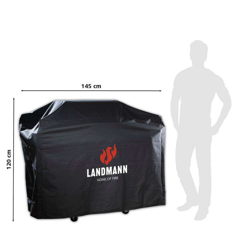 Premium Wetterschutzhaube XL (62 x 148 x 120 cm) - schwarz
