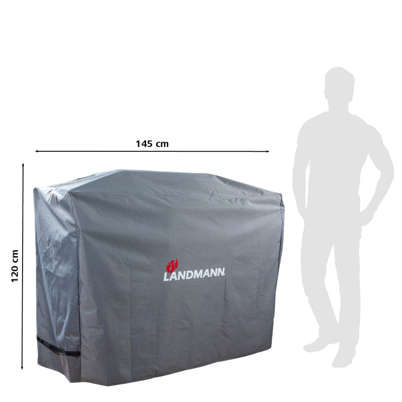 Premium Wetterschutzhaube (62 x 148 x 120 cm) - grau – LANDMANN