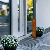 LED-Schild Willkommen "Rost"