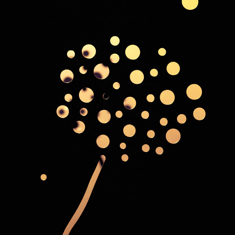 LED Dekosäule Pusteblume Beton