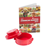 Grill-Set "American Burger" rot mit Rezeptbuch "Selection"